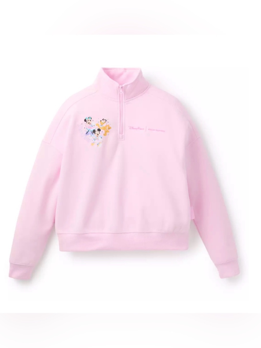 NWT- Disneyland 1/4 Zip Pullover Sweatshirt for Women by Stoney Clover Lane/M
